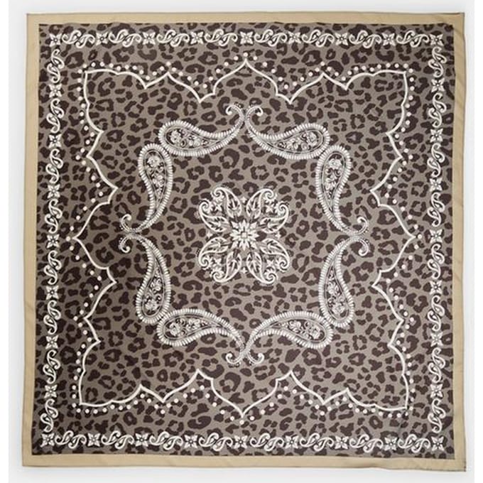 Stradivarius Sjaal met luipaardprint  Kaki OS