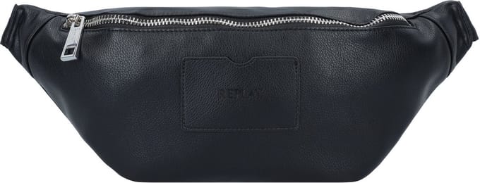 REPLAY gordeltas Waistbag Black zwart