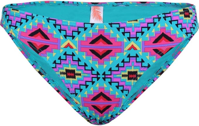 Groene bikinislip - patronen