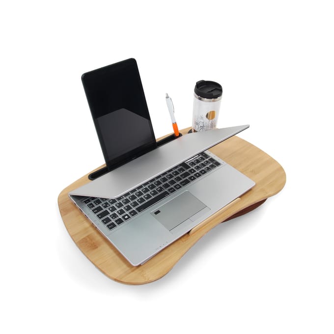 Laptoptafel COMFILAP I 55 x 34 cm bruin hjh OFFICE