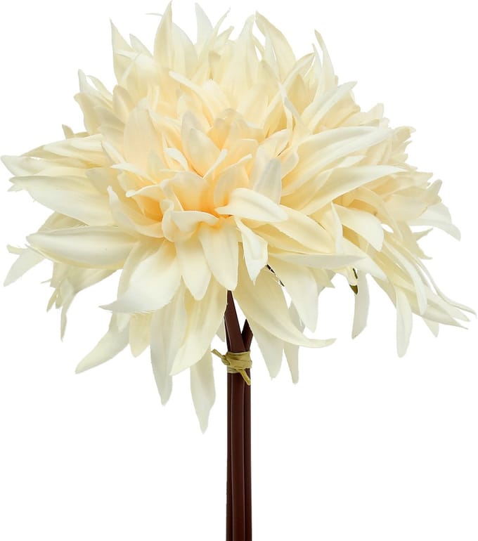 Dahlia kunst creme 25,5cm 3st, 3 Stück