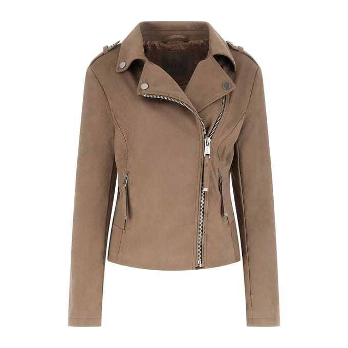 Motorjack voor dames Guess New Monica Suede
