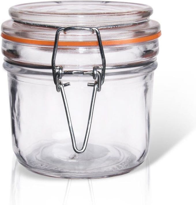 Pot met Beugelsluiting Glas 220 ml - Inmaakpot - Weckpot - Confituren