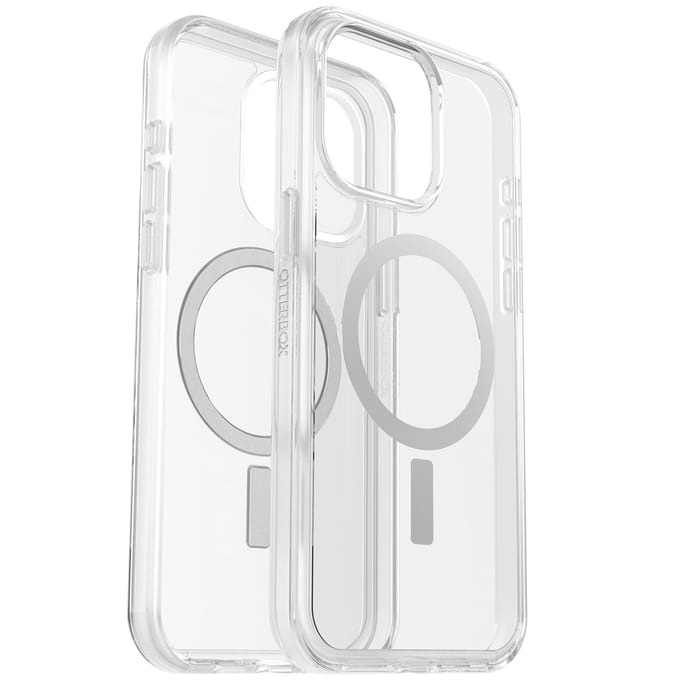 Otterbox Symmetry Backcover Hoesje - Geschikt voor Apple iPhone 15 Pro Max - Gsm case - Transparant
