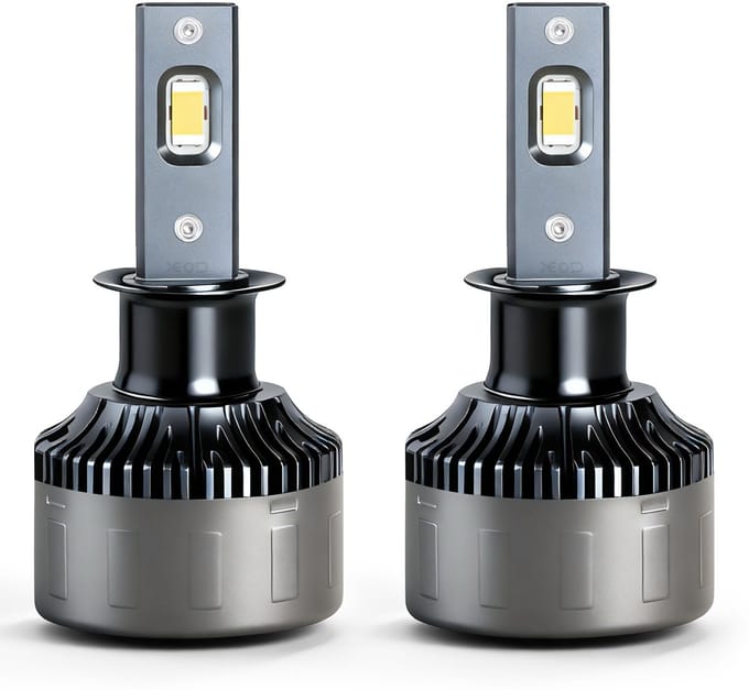XEOD H3 Hyper Line LED lampen – Auto Verlichting Lamp - Canbus - Extreem Fel! – Dimlicht en Grootlicht - 2 stuks – 12V