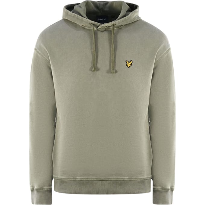 Lyle & Scott Brand Logo Green Pull-Over Hoodie