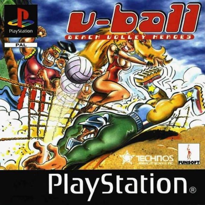 V-Ball Beach Volley Heroes-Scandinavisch (PlayStation 1) Gebruikt