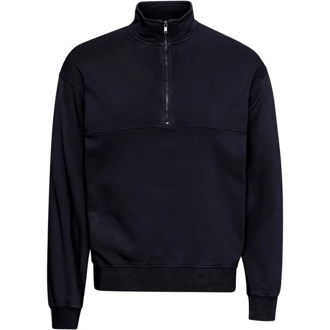 Sweatshirt 1/4 rits Colorful Standard Organic navy blue