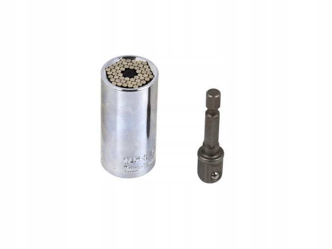 Universele Dop 7-19mm met Adapter voor Schroeven & Moeren