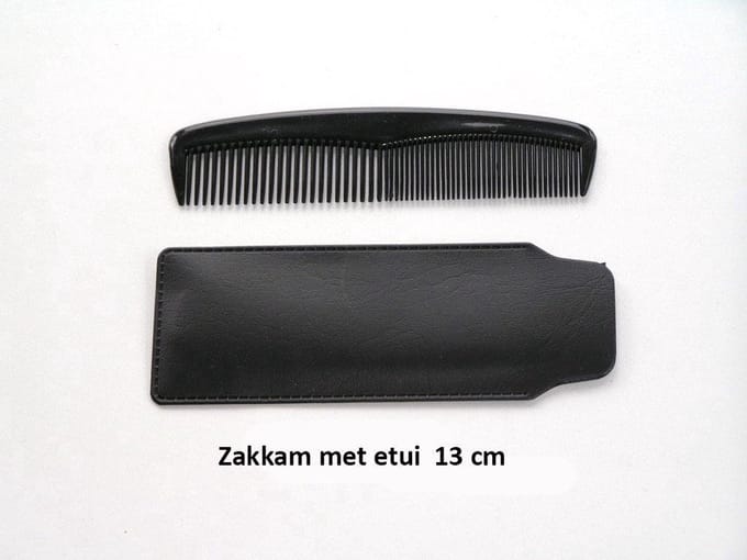 Rojafit - Zakkam met Etui -13 cm.- Zwart.
