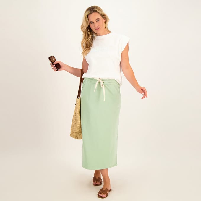 Je m'appelle Dames Rok - Groen - Maat M