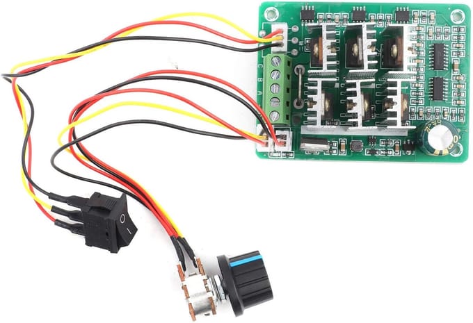 Dailygoods- Motorcontroller 15A - Brushless Motor Regulator - 3-Fase - Verstelbaar - Hoge Efficiëntie - Geschikt voor 5-36V DC - Motorregulator