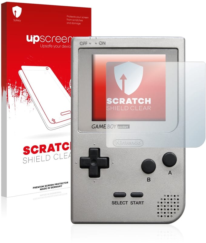 upscreen - Screenprotector voor Nintendo Gameboy Pocket - Folie Beschermfolie transparant