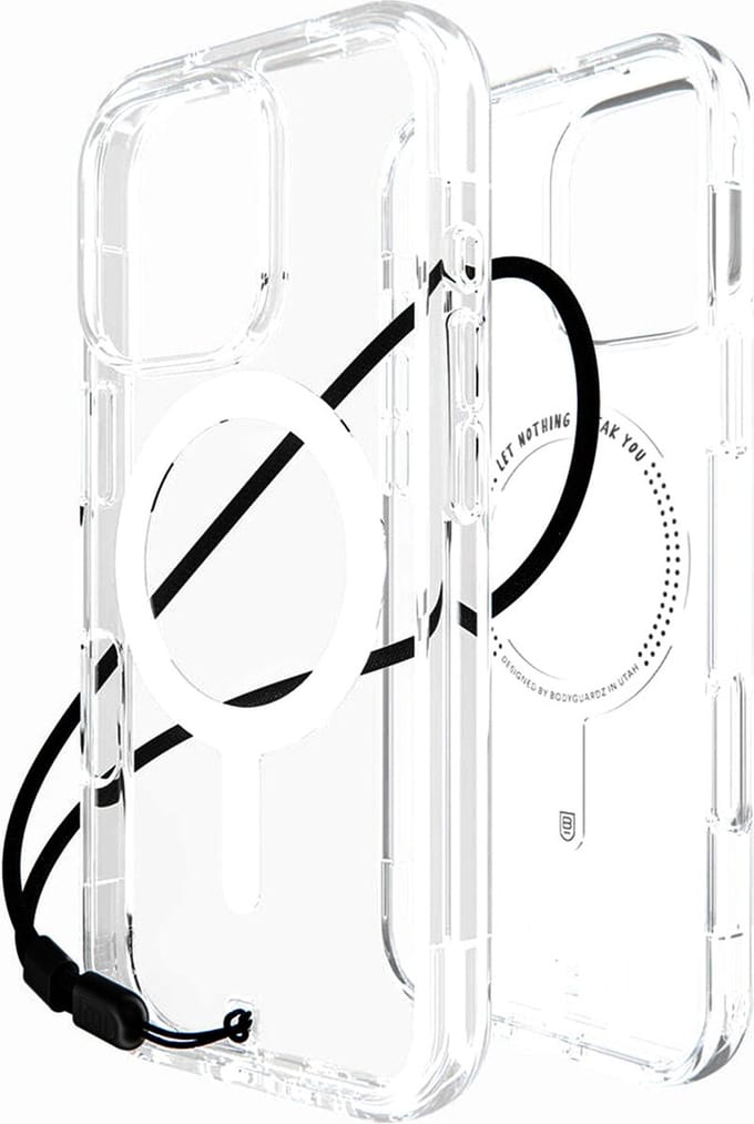 BodyGuardz Carve Backcover MagSafe voor de iPhone 16 Pro - Transparant