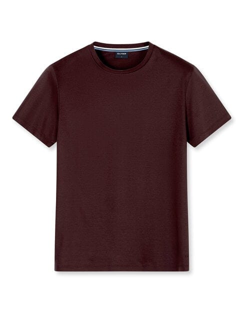 OLYMP Casual Jersey, Bordeauxrood