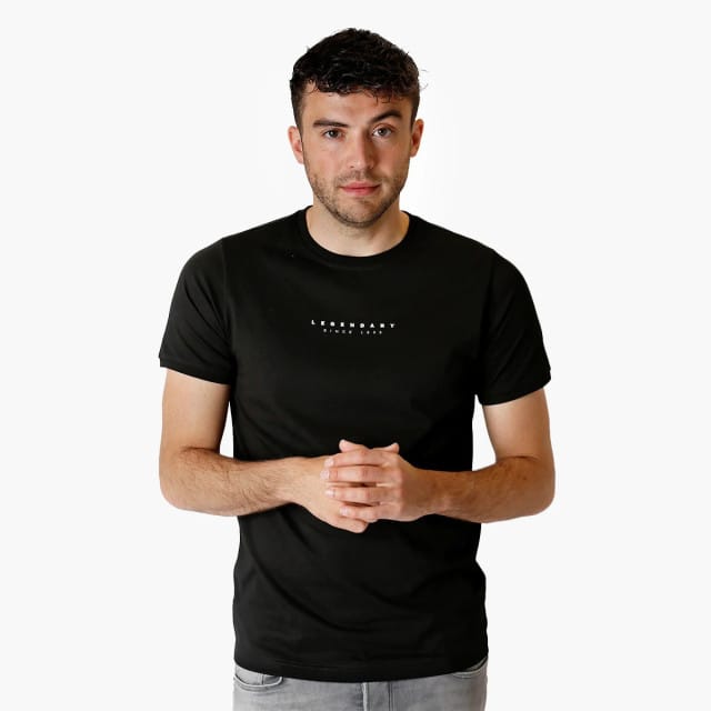 Heren T-Shirt Exloo - Zwart