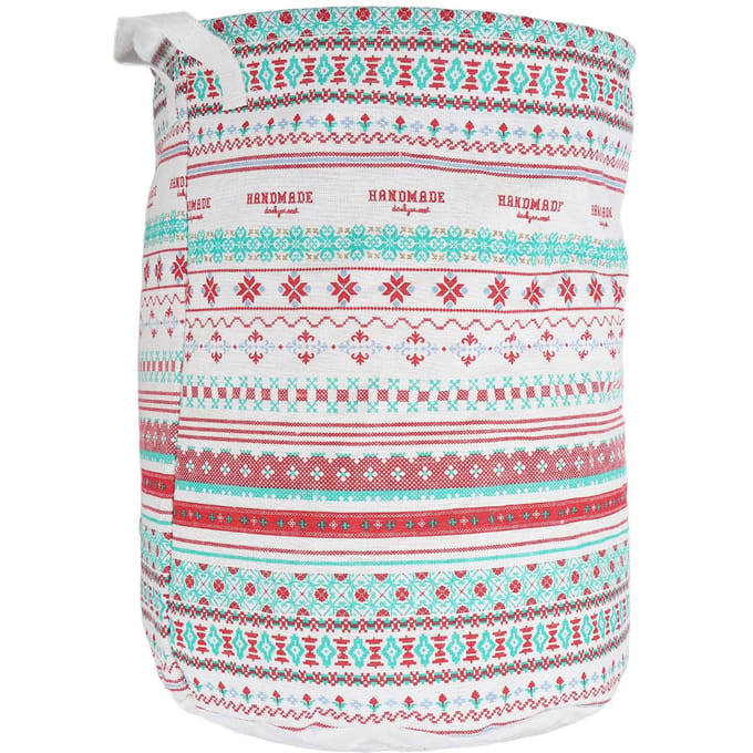 Grote Wasmand Opvouwbaar Waterdicht Inklapbare Wasmand Kleding Dekens Manden white