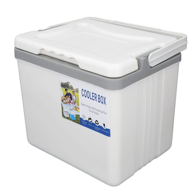 6L Draagbare Koelbox Grote Capaciteit Multifunctioneel Houdt Voedsel Vers en Drank Koel Geïsoleerd wit