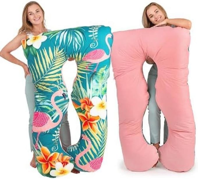 Ergonomisch Body Pillow 100x150 cm - Wasbare Positiesteun voor Slaapcomfort