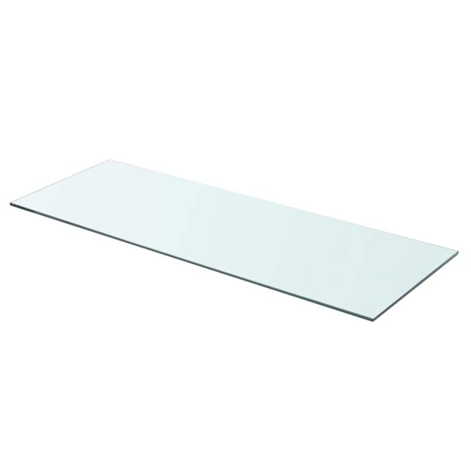 vidaXL - Wandschap - transparant - 80x30 - cm - glas