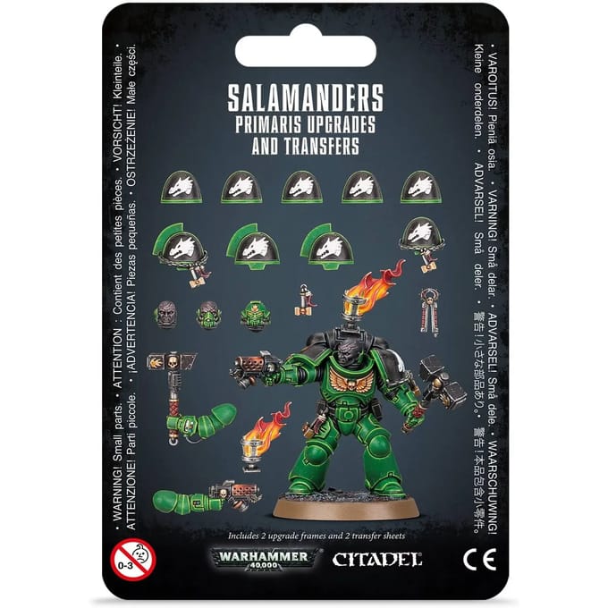 Figurine Games Workshop Warhammer 40k - Salamanders Primaris Upgrades & Transfers
