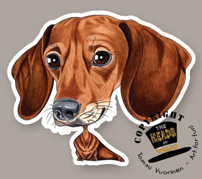 Magneet Hond Teckel