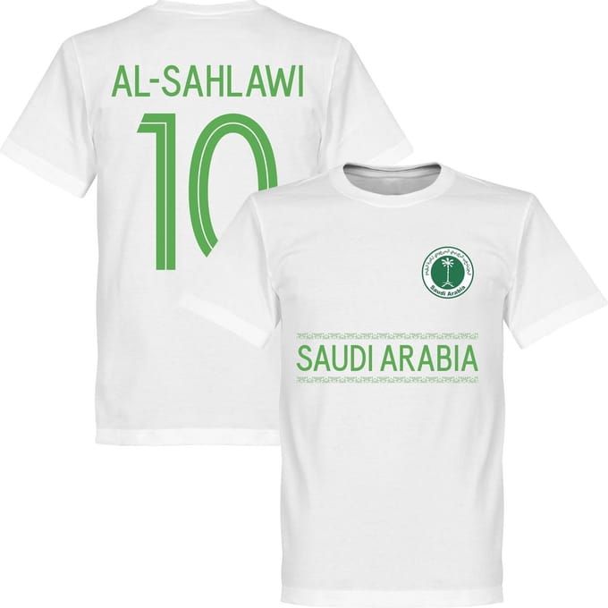 Saudi Arabië Al-Sahlawi 10 Team T-Shirt - Wit - M