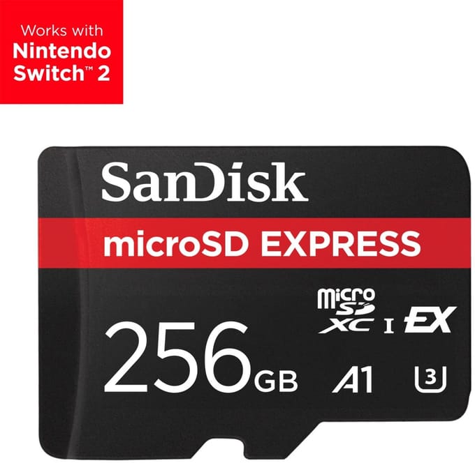 SanDisk MicroSDexpress Gameplay 256GB 880mb/650mb/s