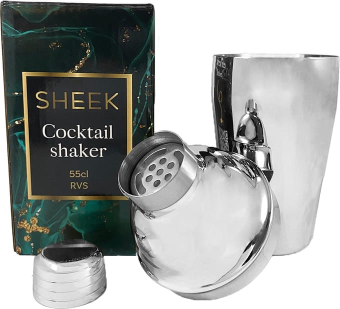 Fjesta© RVS cocktailshaker - 55cl - Zilver