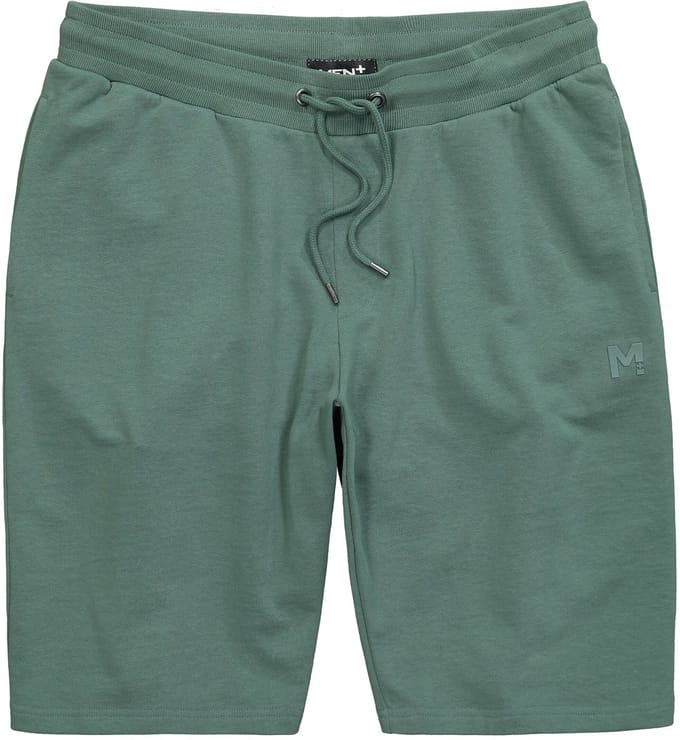 Men Plus - Heren - Bermuda Buik-Fit sweatstof Modern Fit - Grijsgroen - Maat 5XL