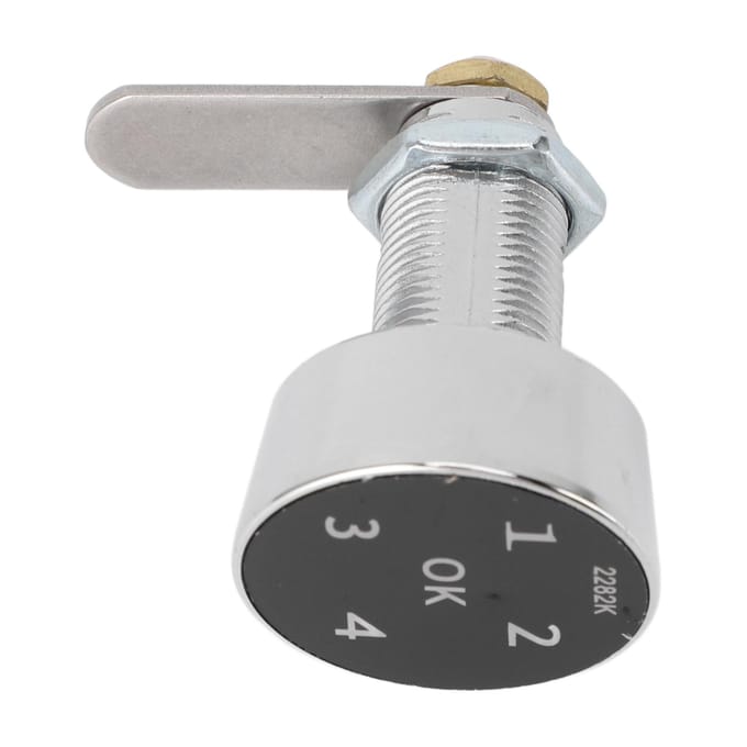 Elektronisch gecodeerd kastslot Aluminium Smart Touch Toetsenbord Digitaal Wachtwoord Slot voor Kast Gereedschapskist gray