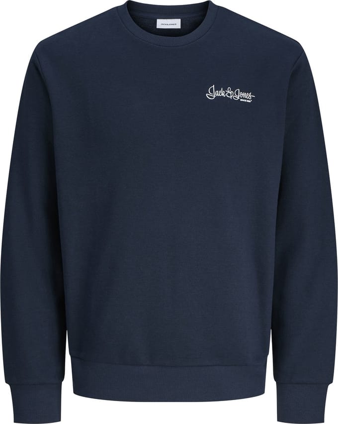 JACK&JONES PLUS - JJYUKI BACK SWEAT CREW NECK PLS - Heren - Sweaters