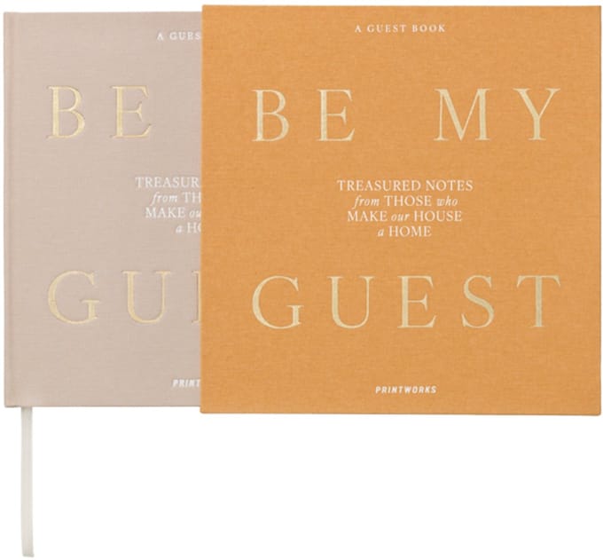 Printworks Gastenboek - Geel/Beige