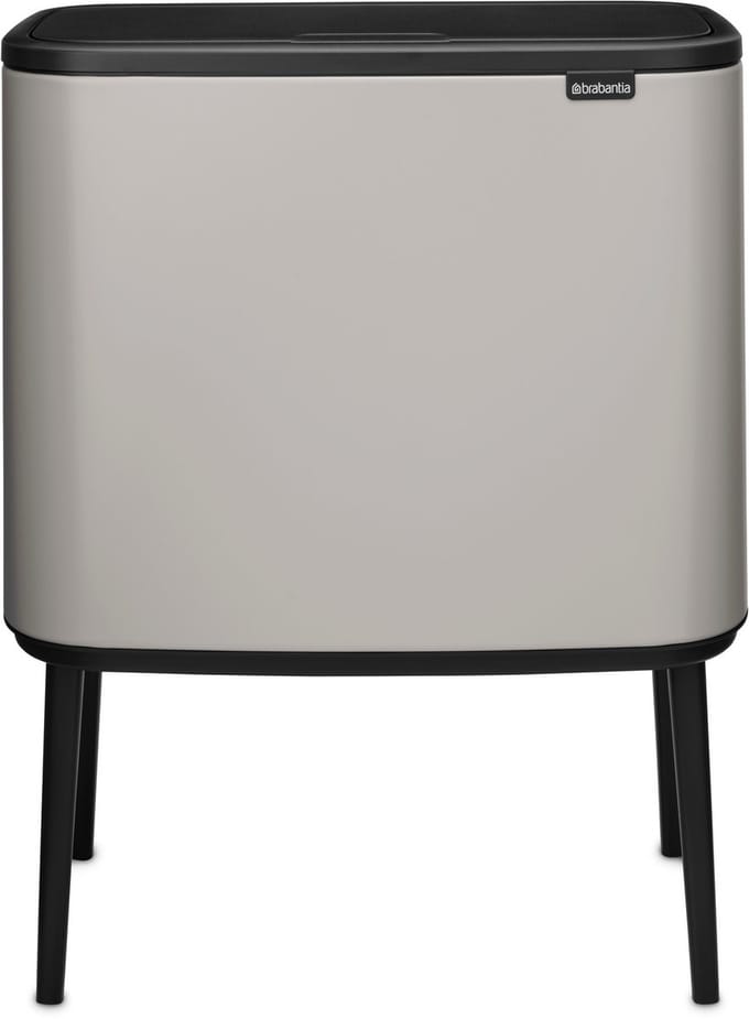 Brabantia Bo Touch Bin Prullenbak - 36 liter - 1 vak - Soft Grey