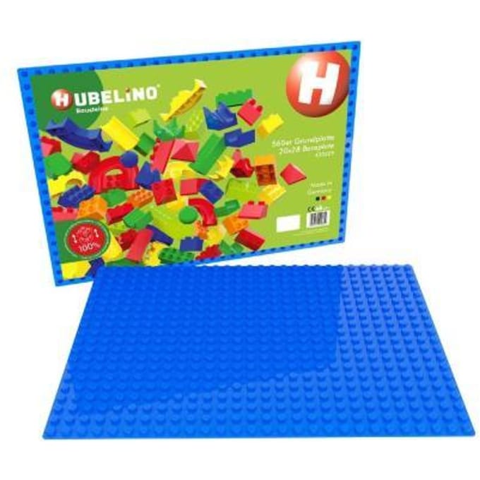 Hubelino grondplaat 20x28 blauw Knikkerbanen