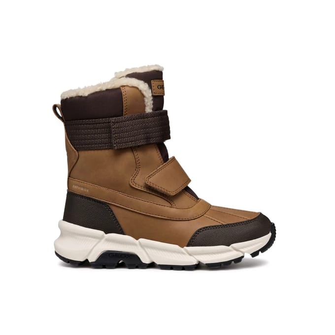 GEOX FLEXYPER PLUS ABX JONGENS - TABAK/ZWARTE KOP - Maat 32