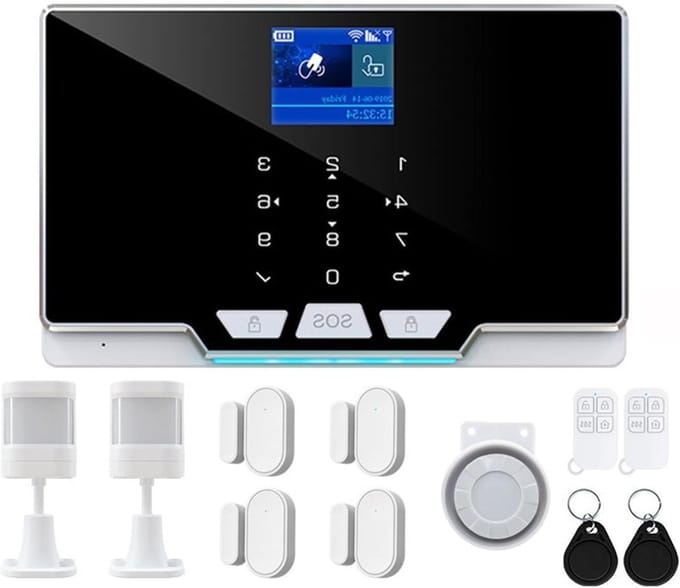 Beveiligingssysteem Kit - Draadloze Detector - Huis Beveiligen - App Bediening - 100 Zone - Wit