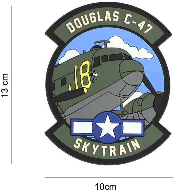 Embleem 3D PVC Douglas C-47