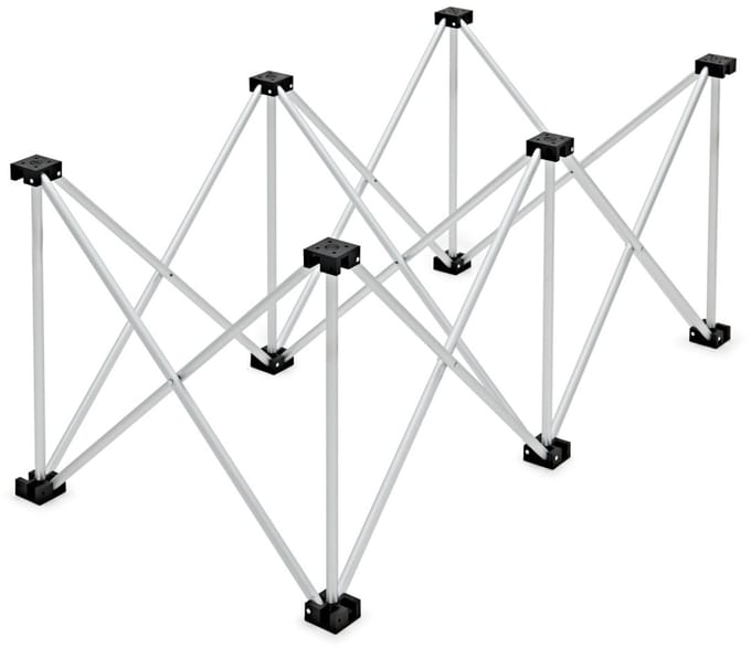 40cm draagbare stellage van Gear4music, 1m x 0,5m