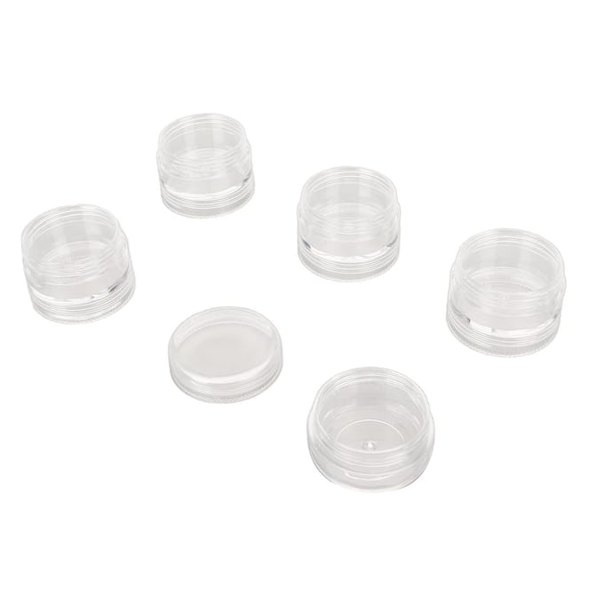 5-Laags Horlogeonderdelen Opbergdoos Transparante Horlogeschroef Component Uurwerk Container Organizer 1.5 white