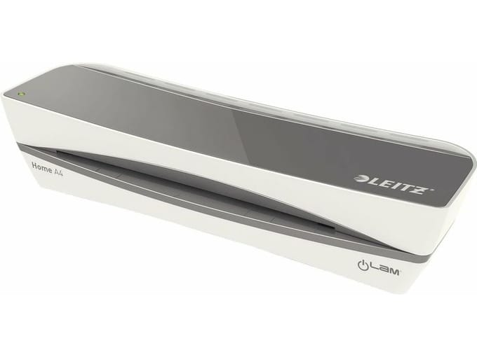 Leitz iLAM Home Office A4 - 2 min. opwarmen, 45 s/A4, 75-125 µm, SMART-LED, anti-jam, auto-off 15 min, starterset 5×A4