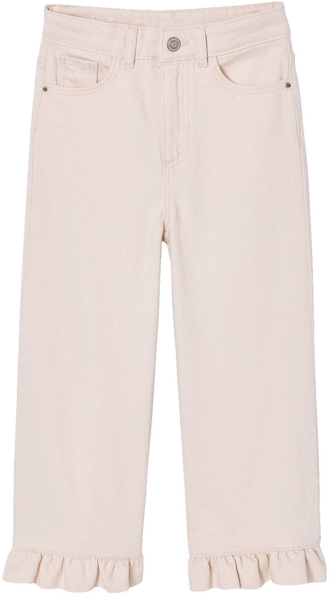 Vertbaudet Wijde broek met ruches voor meisjes