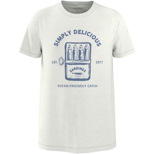 ESMARA MEN Heren T-shirt - 100% katoen (wit, L)