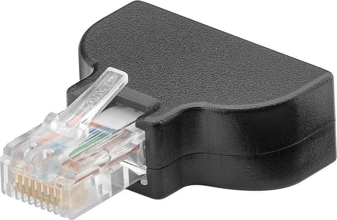 Goobay RJ45 schroef connector voor U/UTP CAT5e / CAT6 netwerkkabel - per stuk