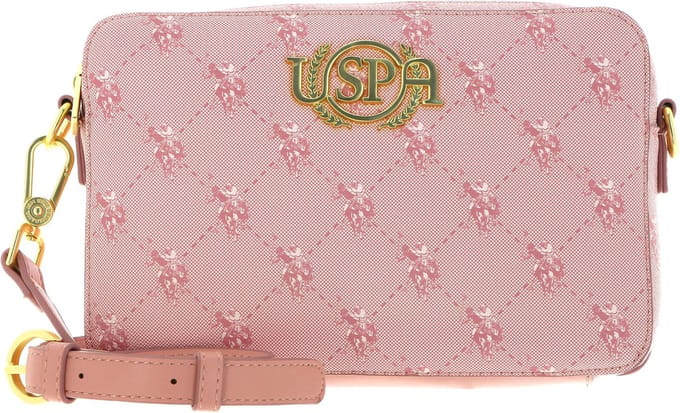U.S. POLO ASSN. Schoudertas Hampton Crossbody Bag Rose Zalmroze
