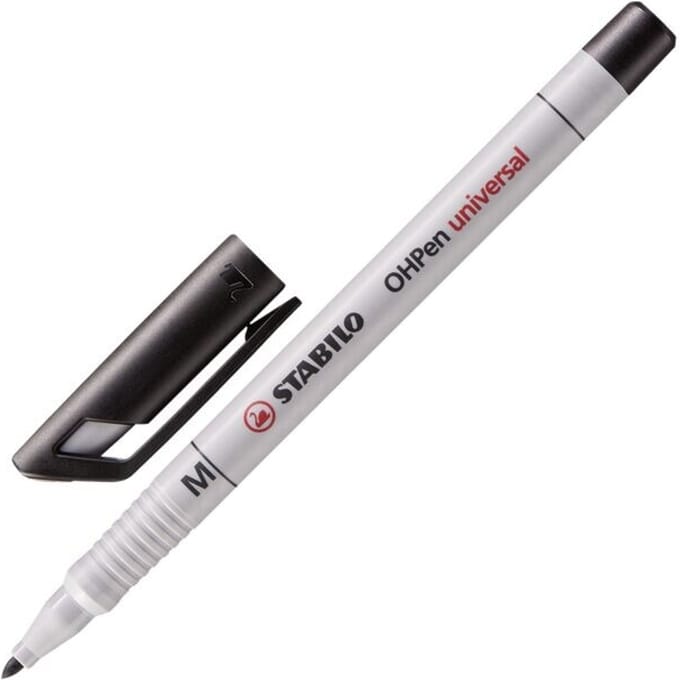 STABILO OHPen - Non-permanent - Medium 1 mm - Zwart - per stuk
