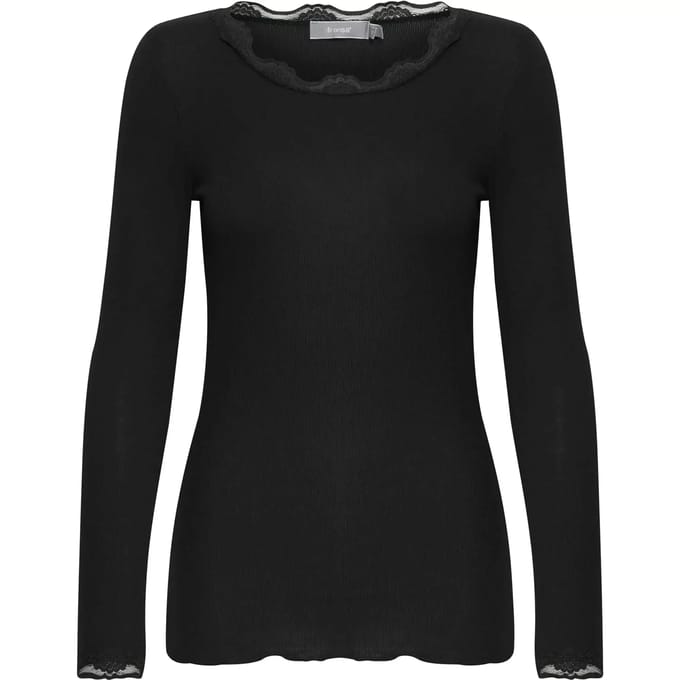 Dames-T-shirt met lange mouwen fransa Hizamond 2