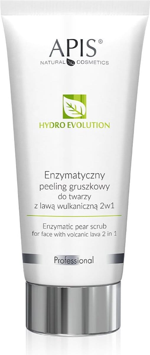 Hydro Evolution enzymatische peren gezichtsscrub met lava vulkaan 2in1 200ml