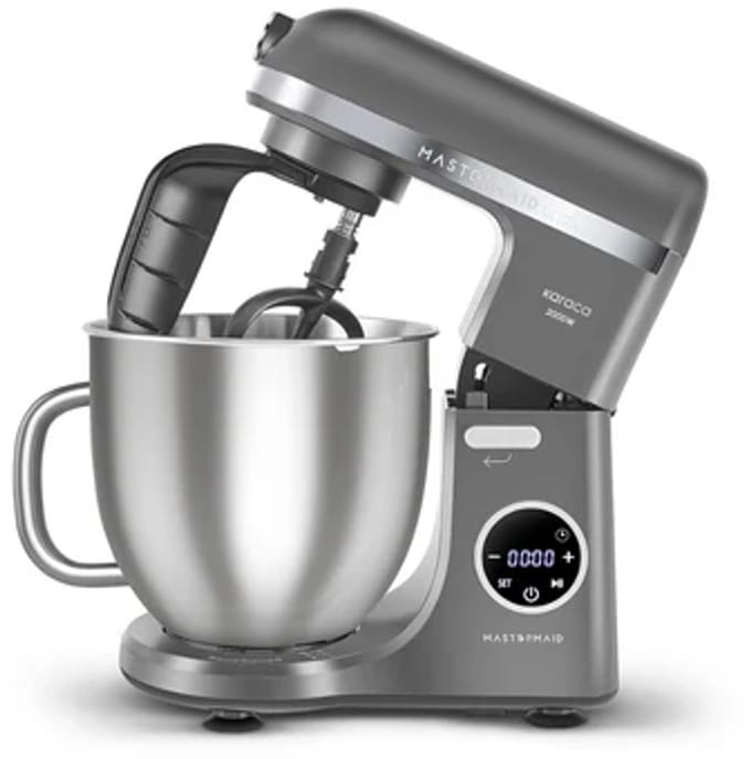 Karaca Mastermaid Chef Ultra - Keukenmachine – 2000W – 7L – Digitaal Display – Galaxy Grey