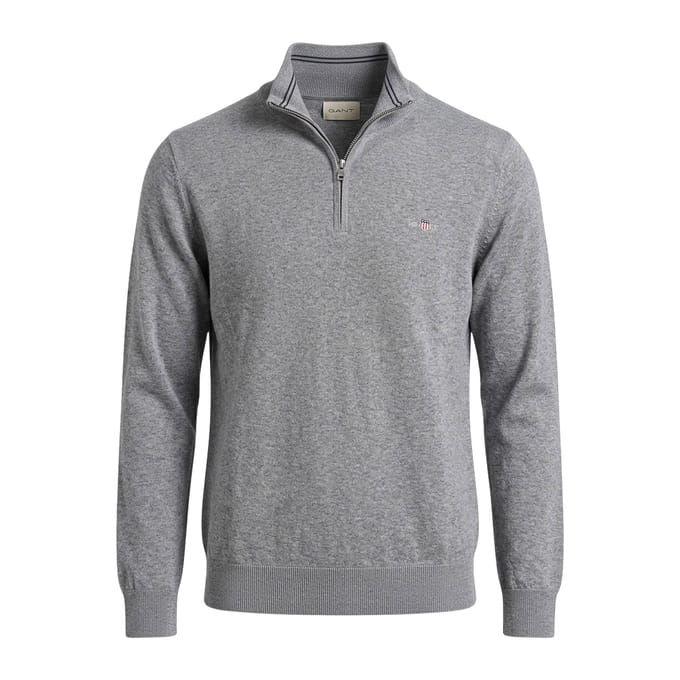 Gant Shield Classic Half-Zip Sweater Heren - Maat M